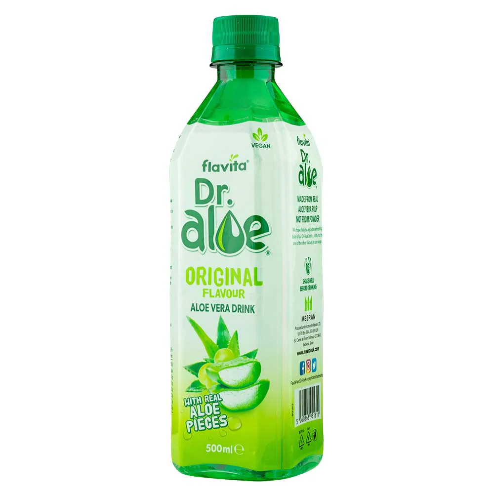 Flavita Dr Aloe Original Aloe Vera Drink 500ml - Image 3